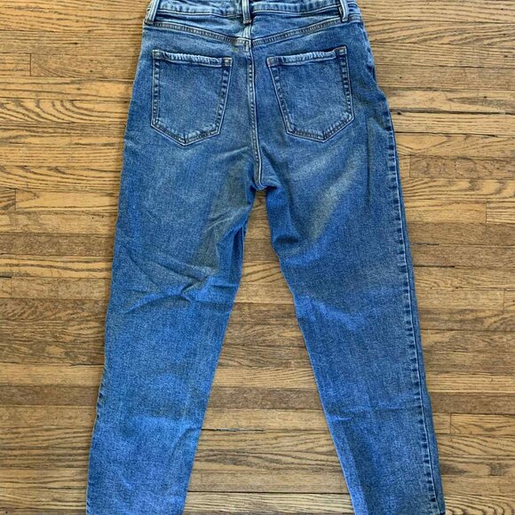 Women's Joe Fresh High-rise Straight Denim Mom Jeans - Sz.28 - Picture 2 of 3